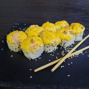 Запечений з лососем