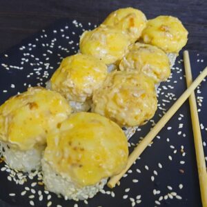 Запечений з куркою